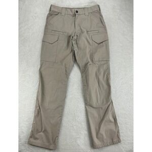 First Tactical Cargo Pants Mens 32 Beige Ripstop Utility Workwear Outdoor